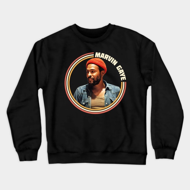 Marvin Gaye Crewneck Sweatshirt by Bunagemoy